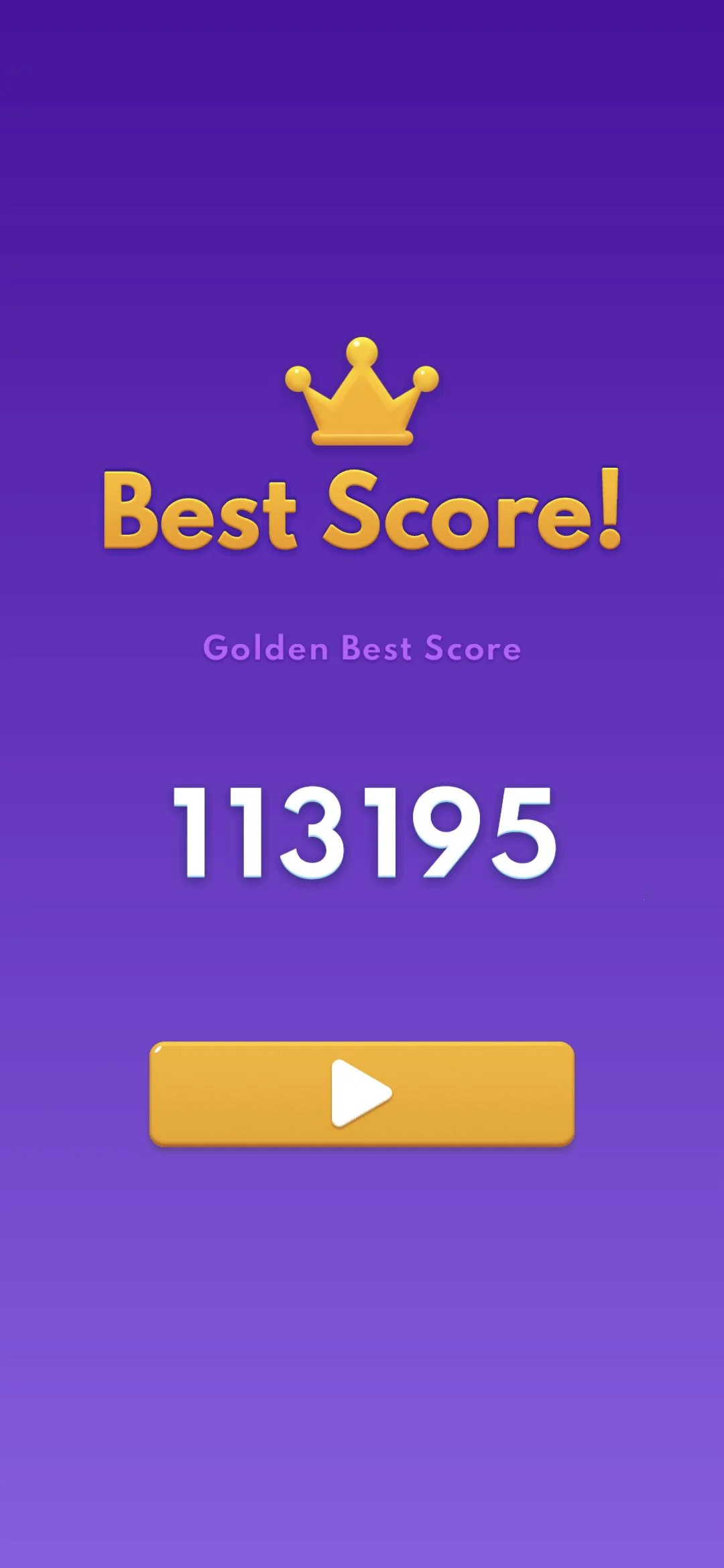 Oyun seviyesi tamamlama ekranı ve puan gösterimi